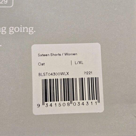 Ettitude Sateen Shorts Oat Silky Bamboo Elastic Waist Quiet Luxury Flowy NWB - Picture 8 of 10